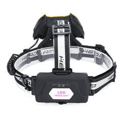Headlamp 18650 Battery USB Fishing Flashlight Camping Hunting Cycling Bike Bicycle