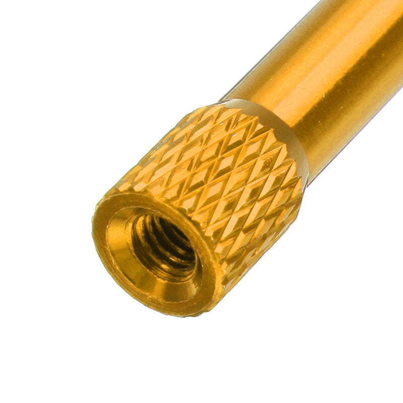 10Pcs M3 25mm Knurled Standoff Aluminum Alloy Multicolor