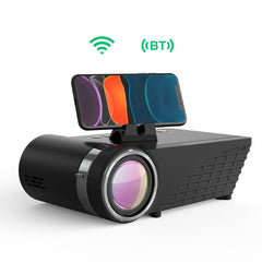 WIFI Projector 5500Lumens LCD LED Cast Screen Bluetooth5.0 Earphone Sound Wireless Phone Same Screen Full HD 1080P