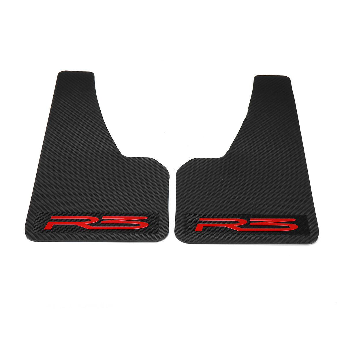 2PCS Universal Car Modification Mud Flaps Fender Guards Carbon Fiber