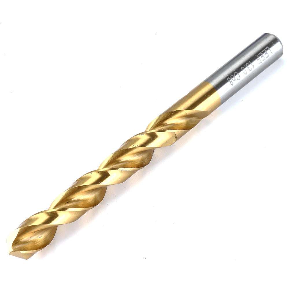 25Pcs Titanium Coated M42 Twist Drill Bit 8% High Cobalt HSS Set Industrial Grade 1-13mm for Stainless Steel Metal Wood