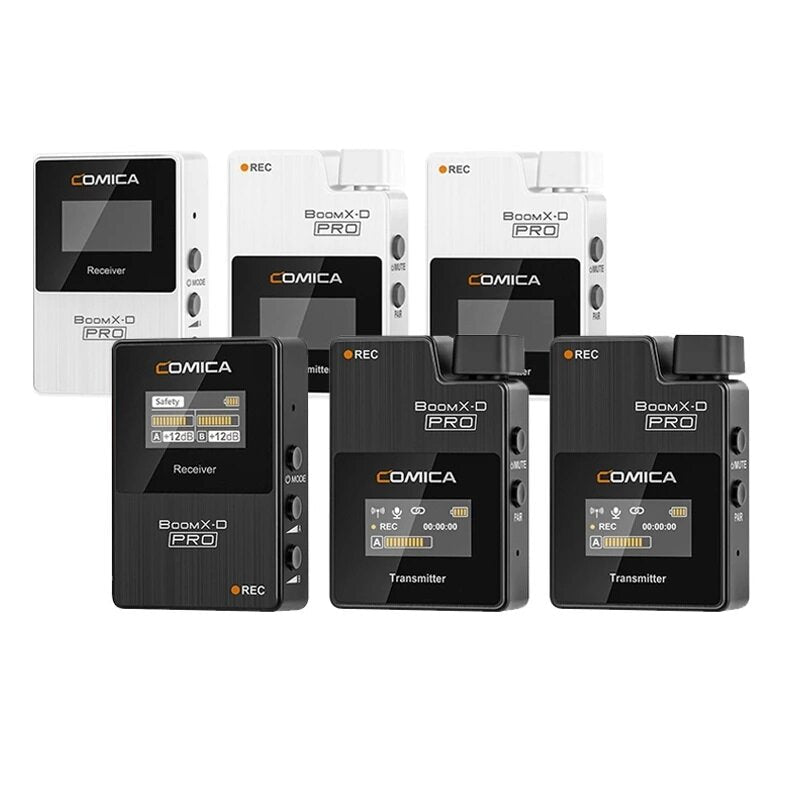 One-Trigger-Two 2.4G Digital Wireless Microphone System3.5mm Interface for DSLR Cameras