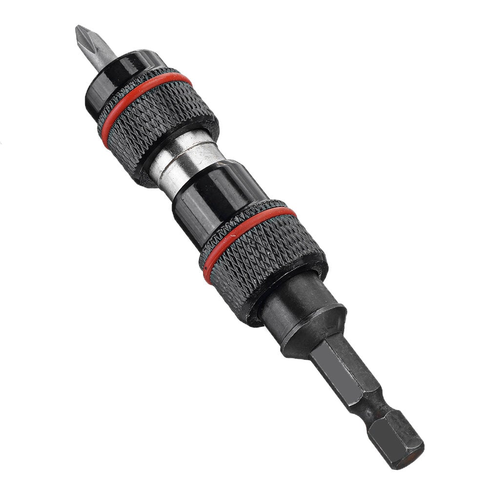 Magnetic Screw Drill Bit Holder Angle Pivoting Bit Tip Holder Magnetic Screwdriver Drill Bit Drive Guide Extension Adapter