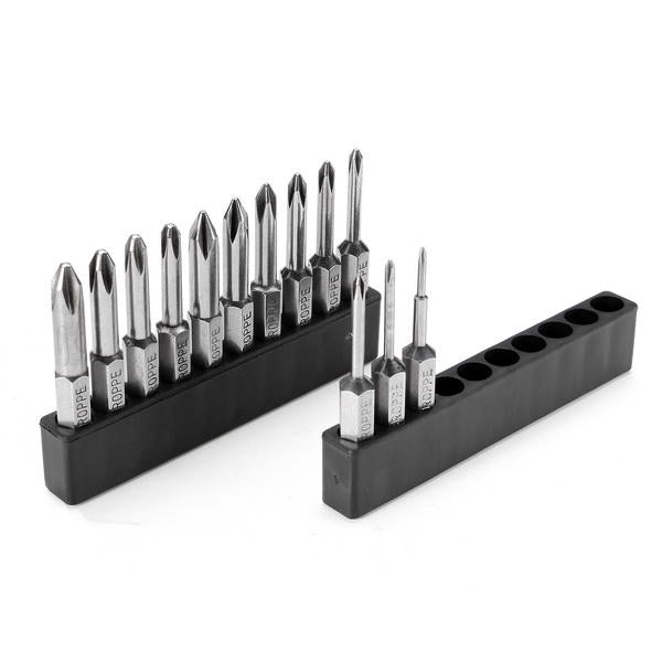 13pcs 50mm Magnetic Long Hex Shank Cross Head Screwdriver Bits