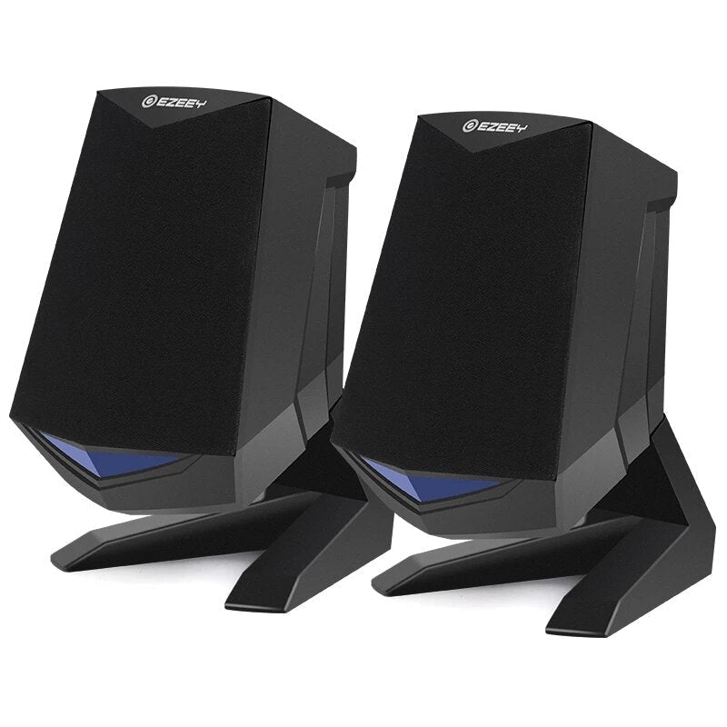 Computer Desktop Speaker Hi-Fi Bass Luminous Mini Portable USB Loudspeaker for Laptop Computer PC