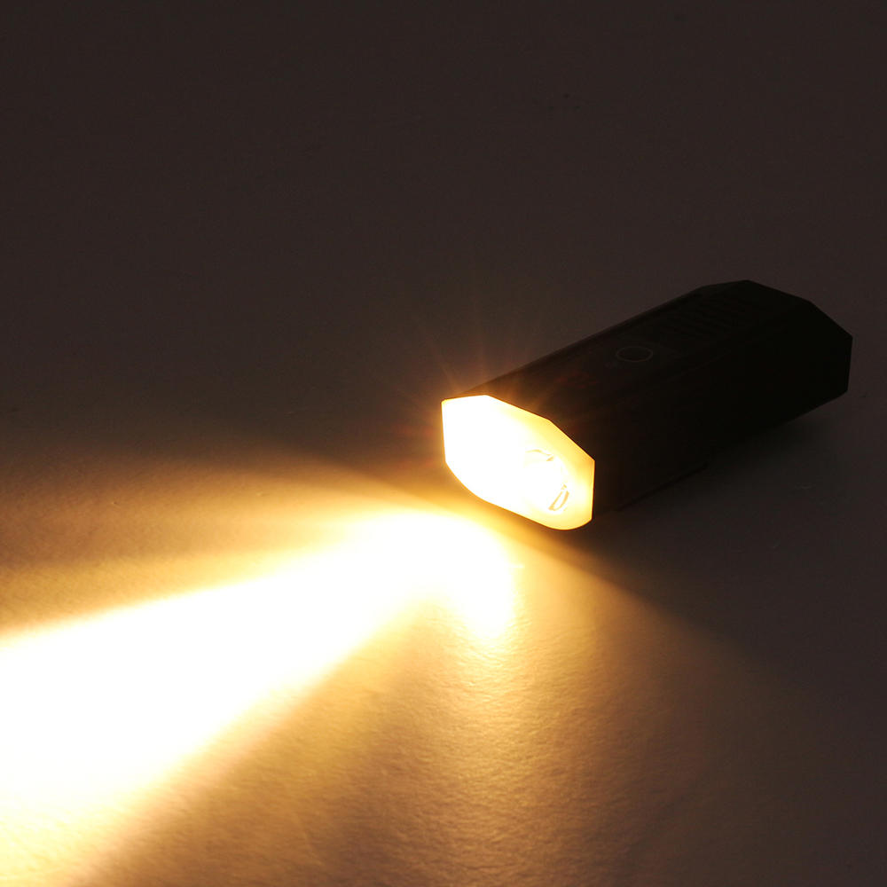 2* L2 1500LM Smart Power Indicator 5200mAh Rechargable Wide Angle IP65 Waterproof Bike Light Power Bank