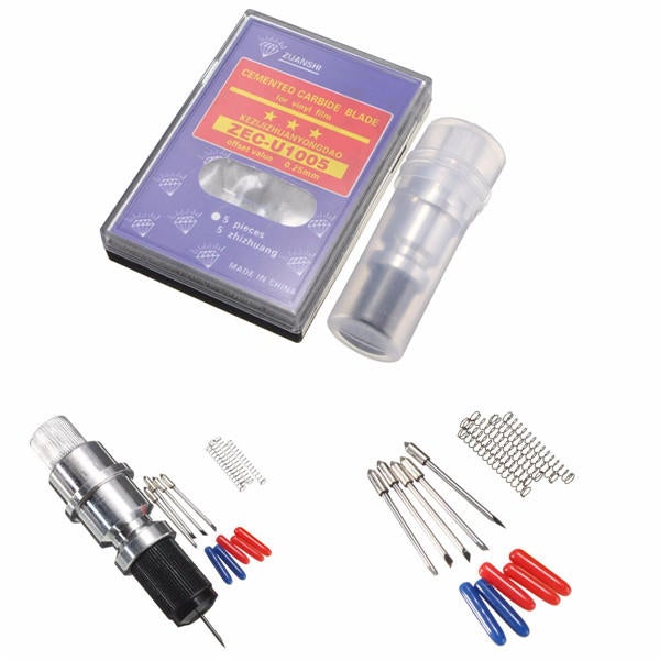 Graphtec Blade Holder with 5pcs 30 45 Degree Cutting Blades