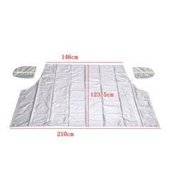 Magnetic Car Windshield Snow Cover Sun Dust Ice Frost Protector Shield Green 210x123.5x146cm