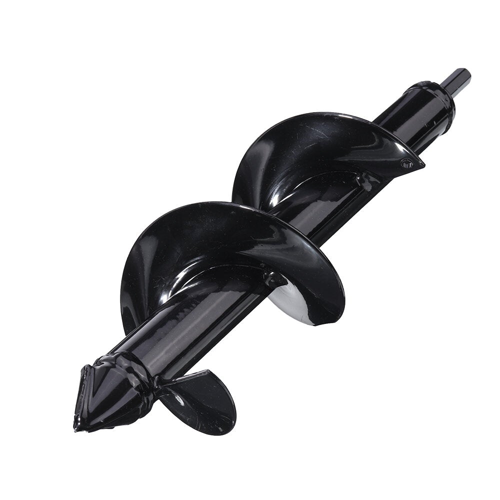 Upgrade Hard Alloy Head Spiral Auger Drill Bit Non-Slip Flower Bulb Auger Rust Proof Planter Hole Digger Bit for Hex Drive Drill