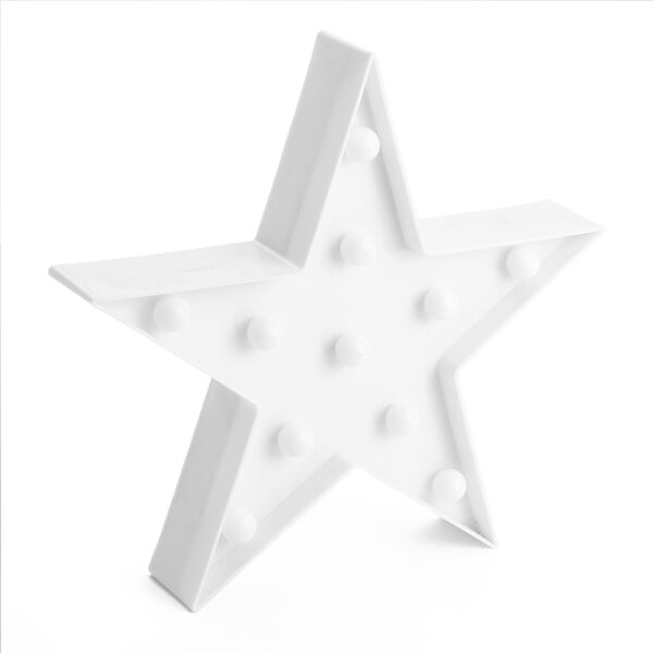 Cute LED Five-Pointed Star Night Light for Baby Kids Bedroom Home Decor