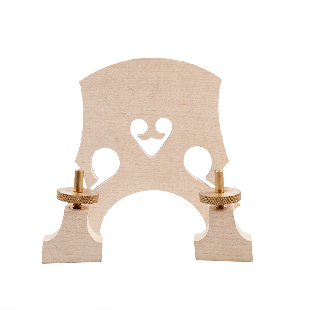 Standard Maple Bridge Replacement Part for 4/4 Size Double Bass Adjustable Upright