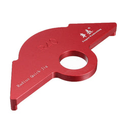 Aluminum Alloy Wood Panel Radius R20-R40 Quick-Jig Router Table Bits Jig Corner Template wood working Tool