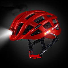 400 Lumens 3 Modes Cycling Helmet Waterproof Ultralight Helmet Intergrally-molded Mountain
