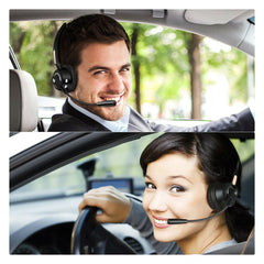 Head-mounted CLASS 2 Bluetooth Noise Reduction Earphone Handsfree Music Monaural Headphone for Computer Tablet PC Laptop