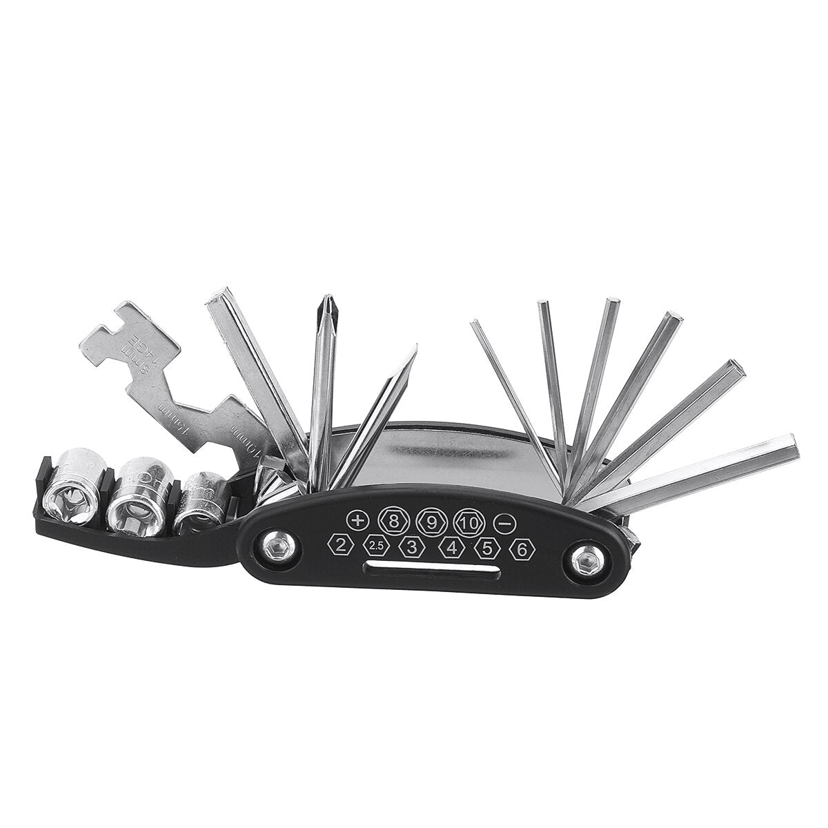 12PCS/Set Bicycle MTB Repair Patch Tools Kit Bike Cycle Inner Tube Tyre Puncture Repair Bike Pump + Allen Key + Crowbars