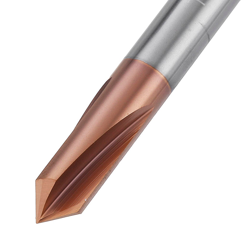 3 Flutes 60 Degree Chamfering Mill AlTiN Coated HRC55 2/3/4/5/6/7/8mm Tungsten Steel Milling Cutter