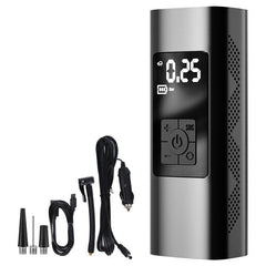 150PSI 60W Air Pump Rechargeable 4 Modes Adjustable Digital LCD Display Tire Inflator with 3 Modes LED Light