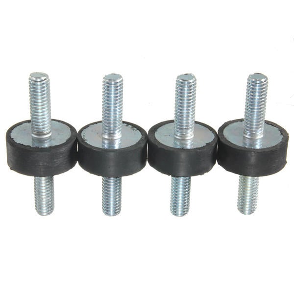 4pcs M6x20x8mm Doubles Ends Rubber Mounts Anti-vibration Rubber Mounts
