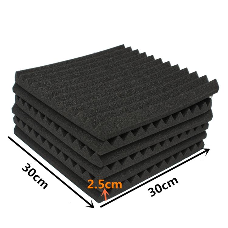 12Pcs Acoustic Soundproof Foam Sound Stop Absorption for KTV Audio Room