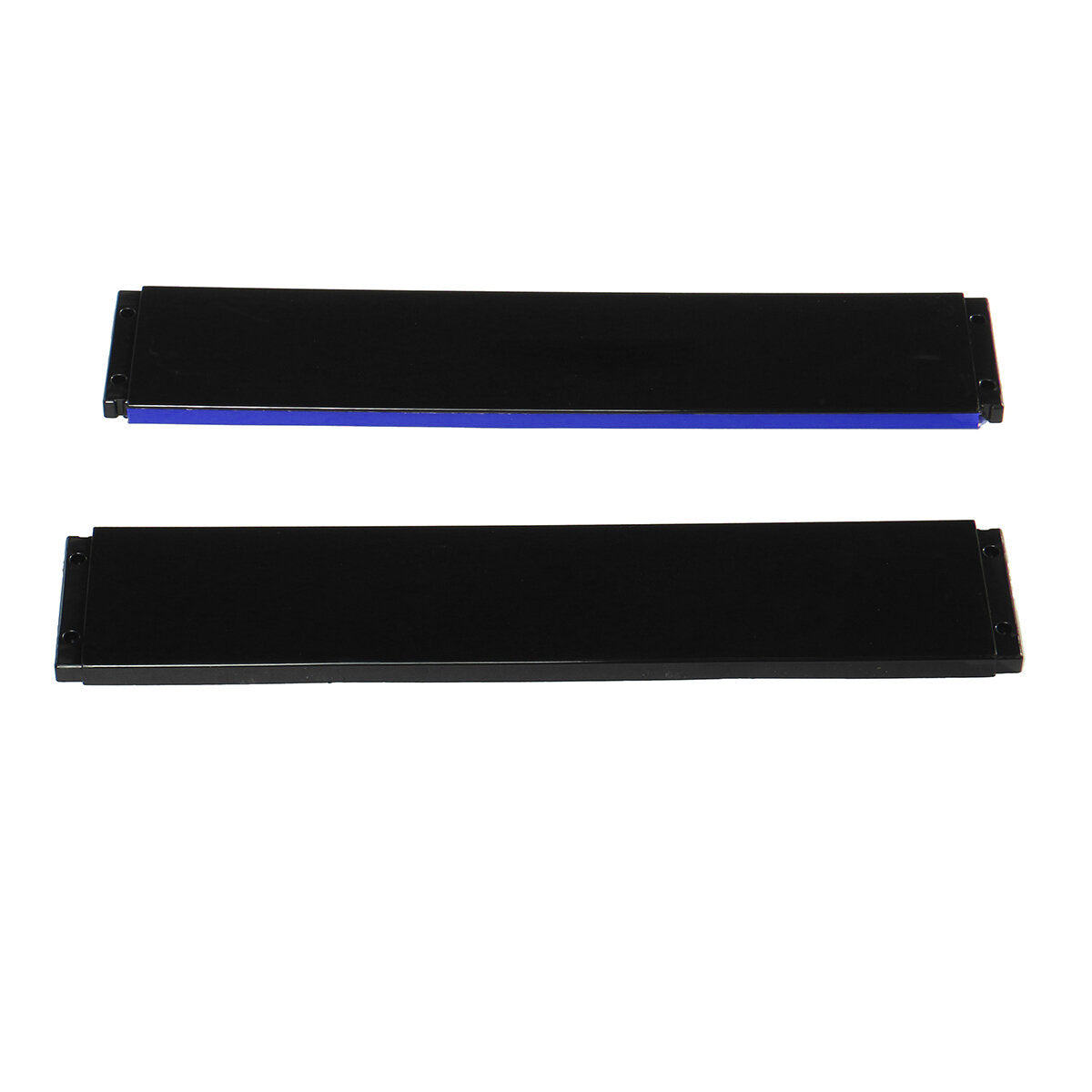 2.2M / 78.7inch Pair of Universal Side Skirts Extensions Splitters Blue Line