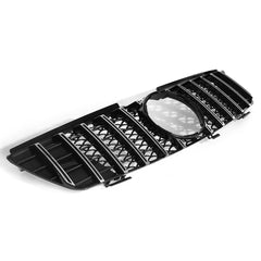 Chrome Silver GTR Style Front Grill Grille For Mercedes-Benz ML Class