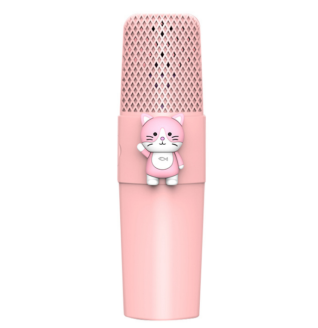 Children's Cartoon Wireless Microphone Audio Stereo Integrated Karaoke Mobile Phone Bluetooth Mic