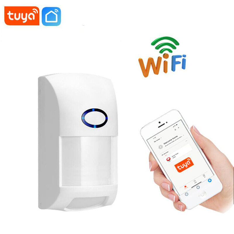 Smart Life APP WiFi Infrared Human Body Alarm Work with Google Alexa