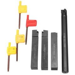 4pcs 16mm Lathe Turning Tool Holder Set Index Boring Bar For CCMT09T3 Insert