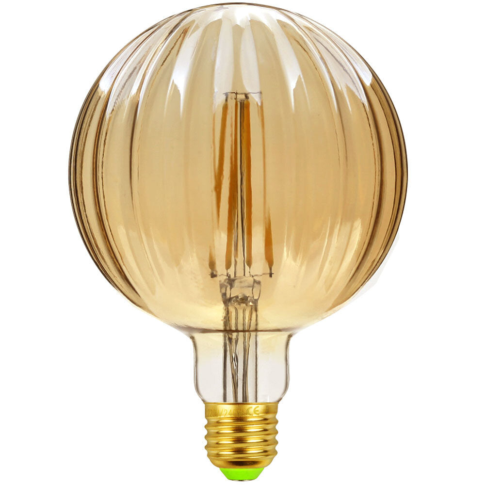 2700K 4W Amber/Transparent Glass LED Incandescent Light Bulb Edison Bulb Filament Lamp Retro