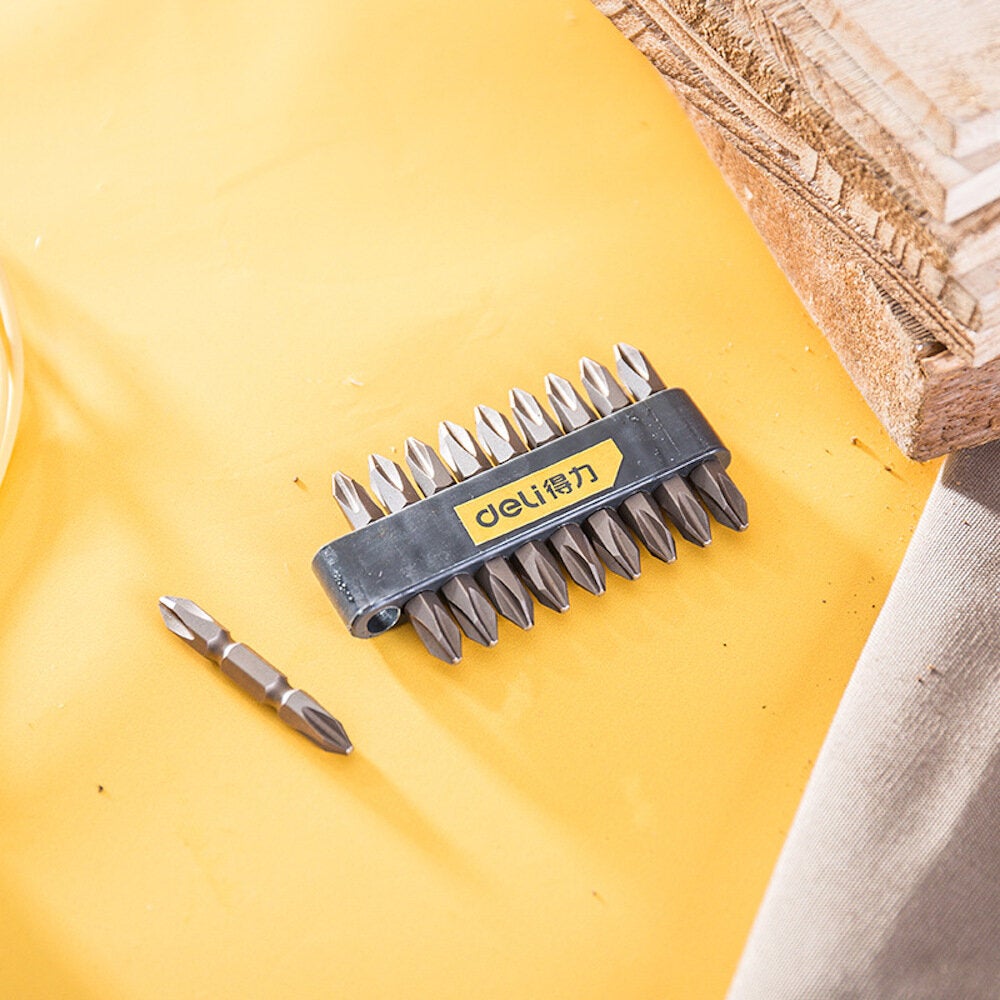 10Pcs 6.3mm Series Screwdriver Bits S2 Alloy Steel Bit With Strong Magnetism