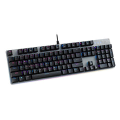 Wired Mechnaical Keyboard 104 Keys Silver Switch Waterproof RGB Backlit Gaming Keyboard for Gaming PC Laptops