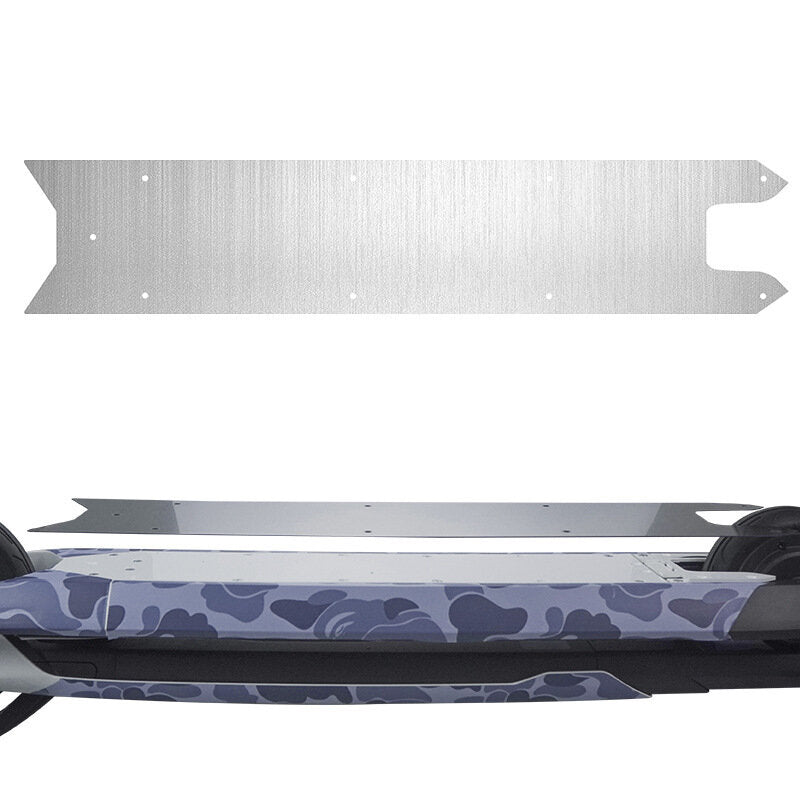 Electric Scooter Chassis Armor 304 Stainless Steel Scooter Battery Bottom Cover Protection Waterproof Cycling Scooter Accessories