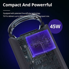 Portable Speaker Bluetooth 5.0 Built-in Power Bank 45W Waterproof Type-C 24 Hours Playtime