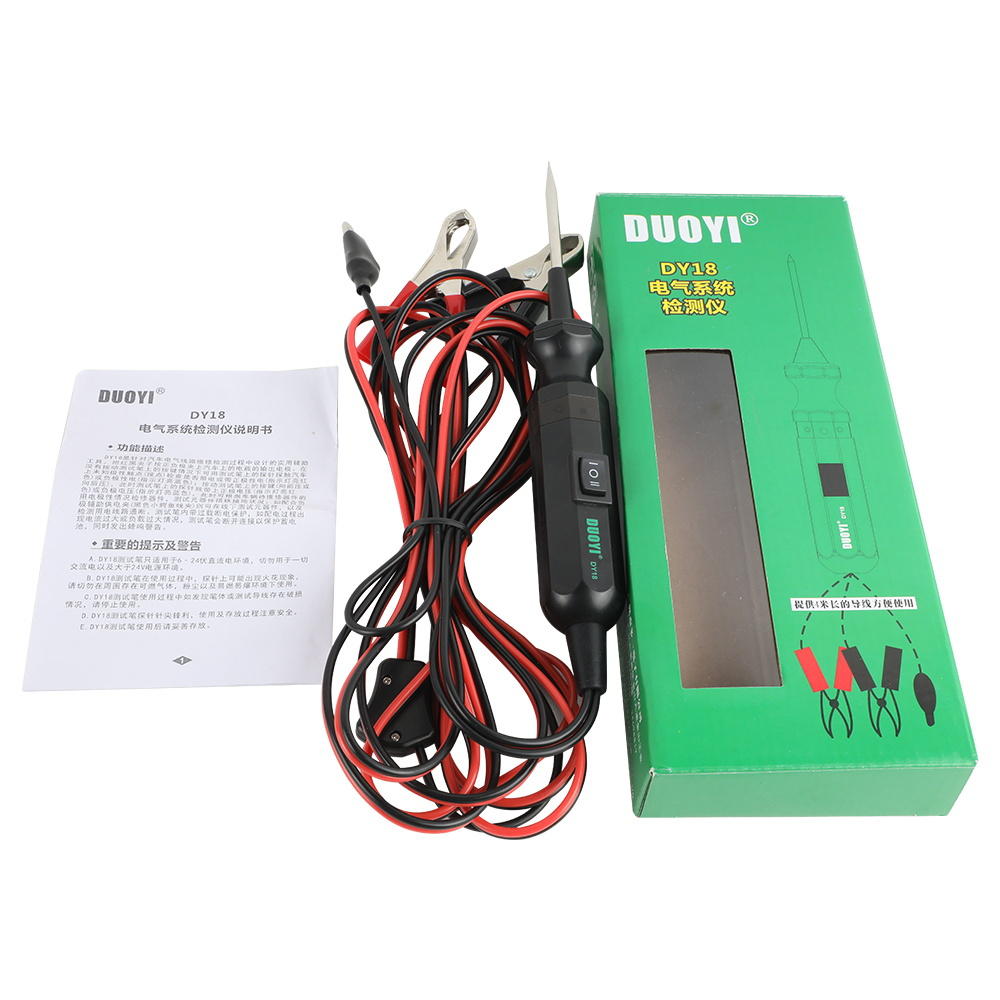 Car Circuit Tester Power Probe Automotive Diagnostic Tool Electrical Current Voltage Scanner Tool 6-24V