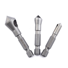 3pcs Countersink Drill Bit HSS Deburring Drill Bit Metal Tool