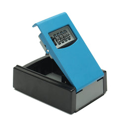 Aluminum Alloy Blue 4-digit Key Parts Storage Box