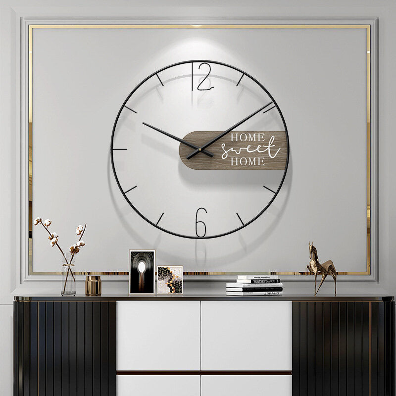 50CM Nordic Light Luxury Wall Clock Living Room Home Fashion Personality Creative Wall Clock Modern Minimalist Decoration