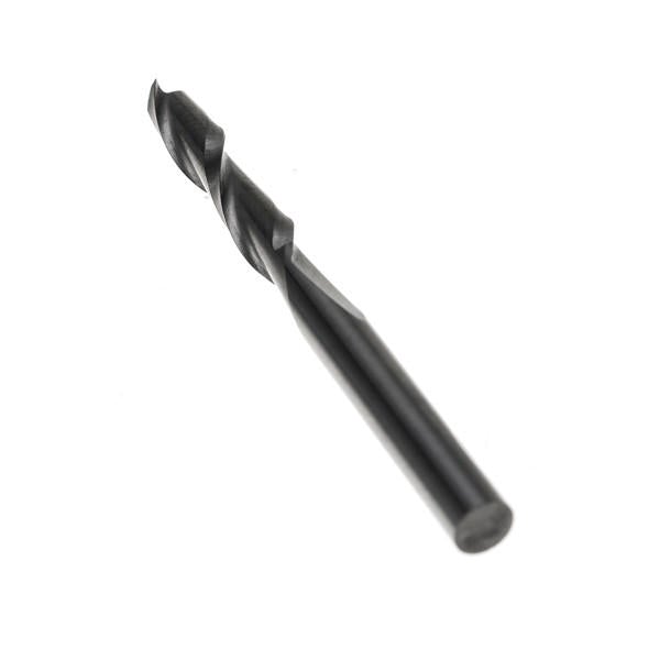 10pcs 1/8 Inch Double Flute Spiral 17mm End Mill Set CNC Carbide Flat Nose
