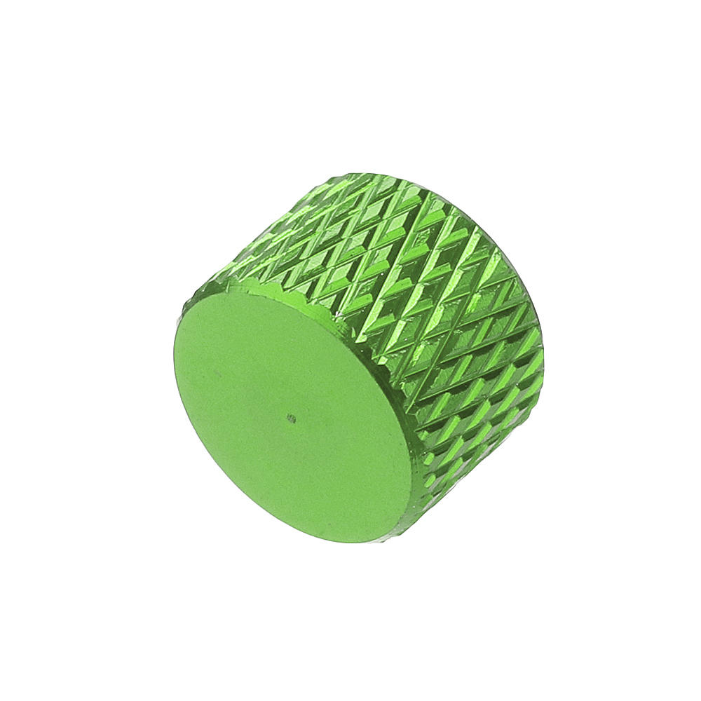 M4AN5 10Pcs M4 Blind Hole Thread Aluminum Alloy Knurled Thumb Nut Hand-Tight Screw Nut Multi-Color