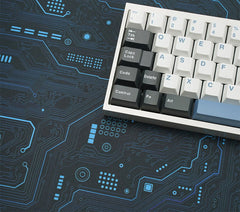 Circuit Diagram Extra Large Mouse Pad 900*400*4MM Thickened Locked Edge Keyboard Pad Non-Slip Rubber Desktop Mouse Mat for Home Office Game