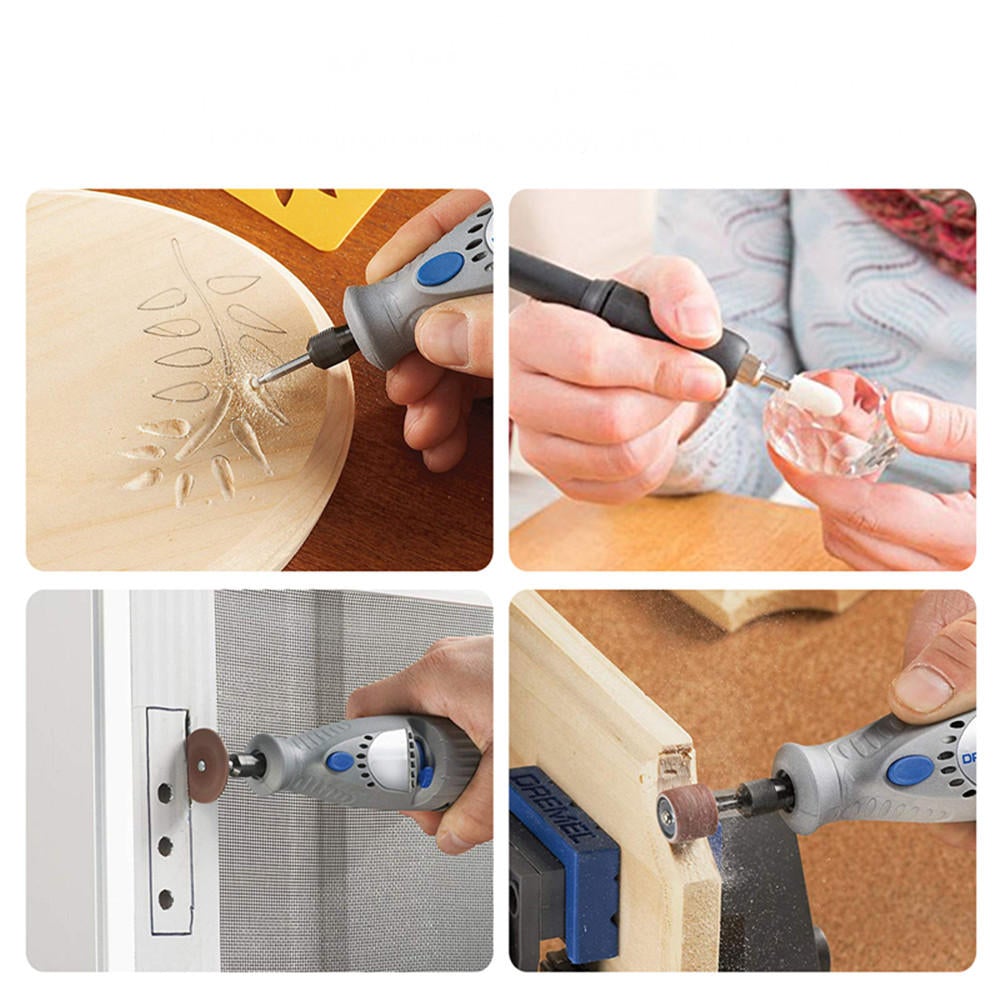 228pcs Rotary Tool Accessories Tools Kit Grinding Polishing Shank Craft Bits