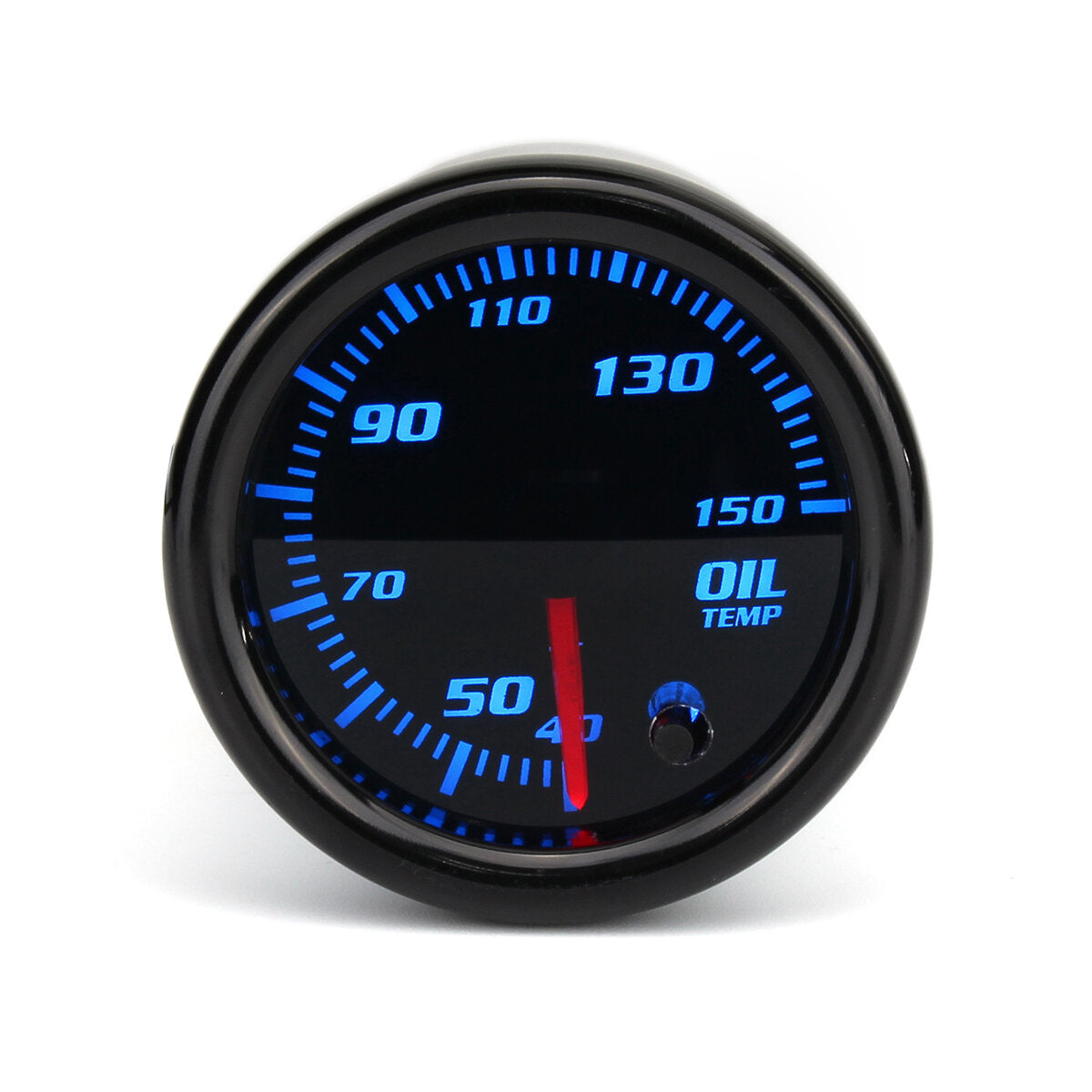 Universal 2'' 52mm 7 Colors LED Oil Temp Temperature Gauge Meter & Sensor 12V