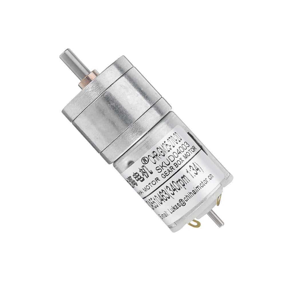 DC 7.4V 340rpm 550rpm Reduction Motor DC Geared Motor