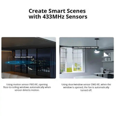 Smart 433MHz Remote to App WiFi Smart Home Automation Work for Google Home Alexa