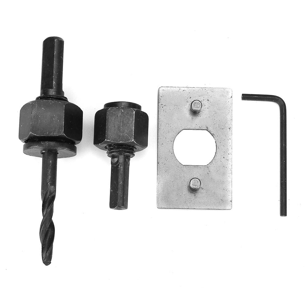 11/16Pcs 19-127mm Alloy Woodworking Hole Saw Cutter Gypsum Board PVC Wood Plate Reamer Distance Set