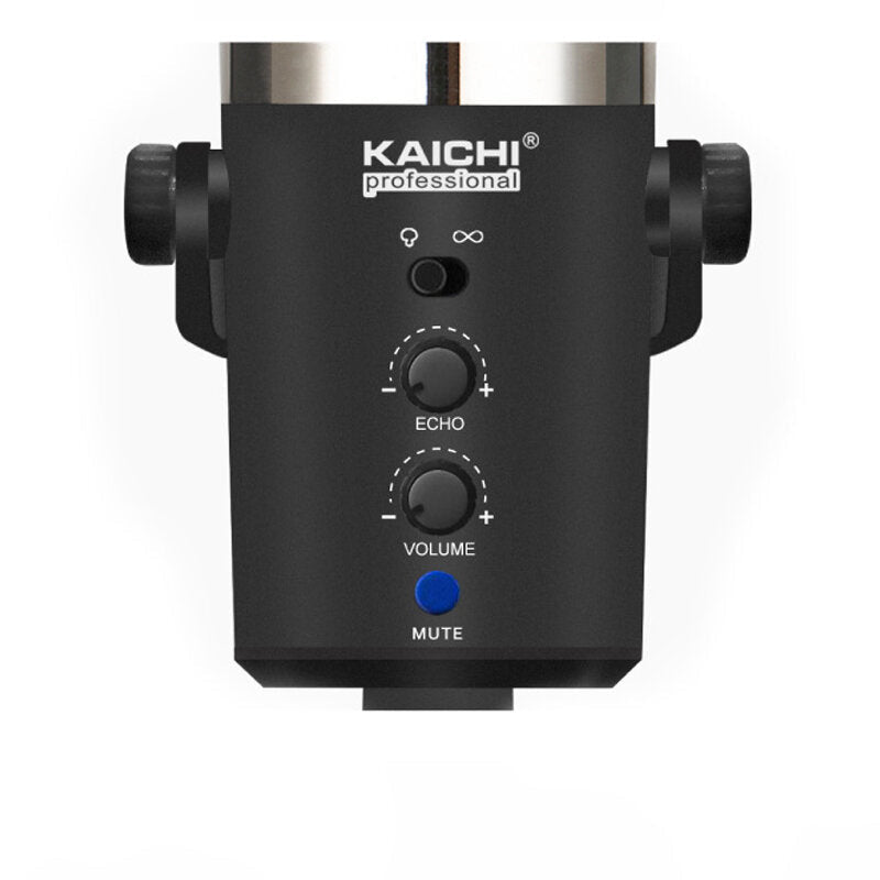 Studio Cardioid Condenser Microphone Large Diaphragm Recording Desktop USB Live Broadcast Mobile Phone Wired Microphone