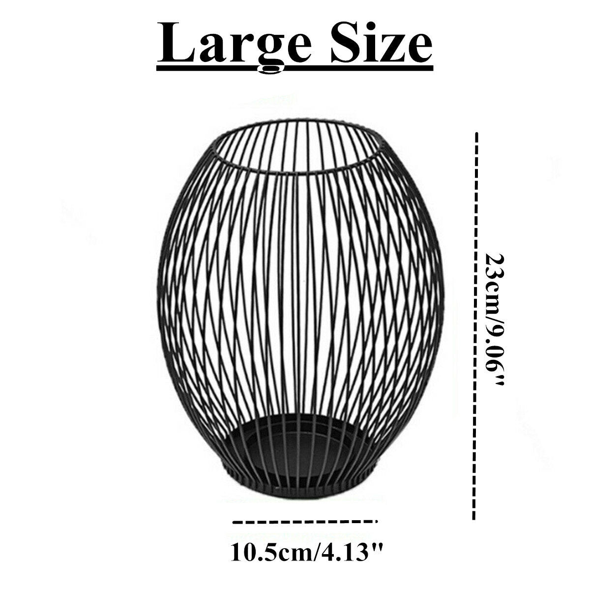 Iron Cage Tealight Candle Stand Holder Lantern Candlestick Wedding Decor