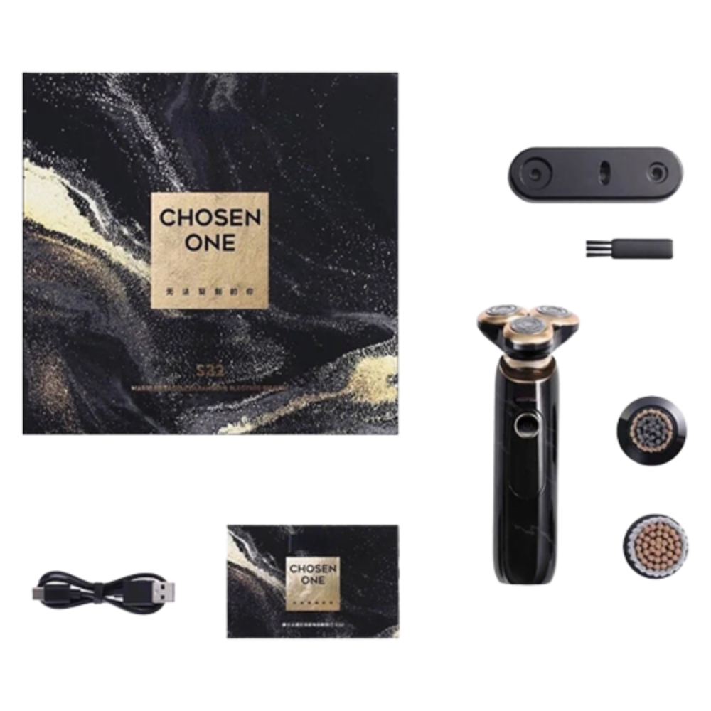 Electric Shaver LED Display IPX7 Waterproof Auto Razor Man 360 3-blade Design Shaving Machine