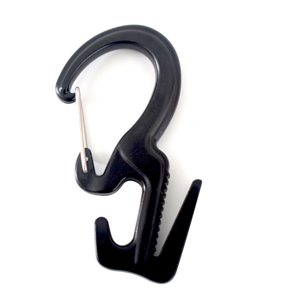 Outdoor Hiking Climbing Durable 9-Shaped 25KG Bearing Carabiner with 2M Rope