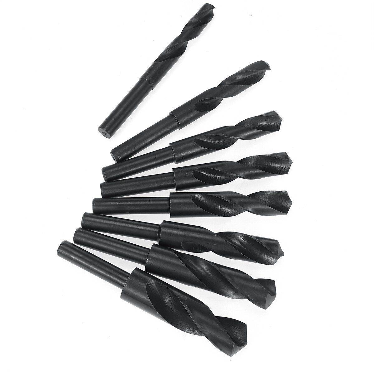 8pcs 9/16 to 1 Inch HSS 4241 Twist Drill Bit Hole Cutter for Wood Plastic Aluminum